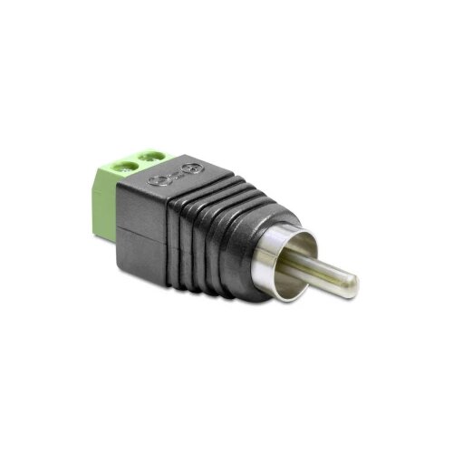Delock 65417 cinch adapter [1x mo&scaron;ki cinch konektor - 1x 2-žilni kabel] črna 0.00 m, (20417027) Cene