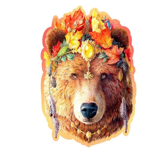 WOODEN CITY Stylish Bear Wooden Puzzle L (250 Pieces) Cene