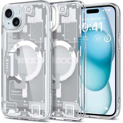 Spigen ULTRA HYBRID MAG MAGSAFE maska za IPHONE 15 ZERO ONE WHITE Cijene