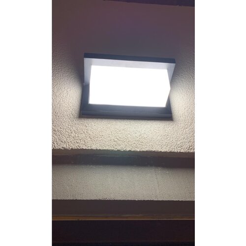  LED spolja&amp;scaron;nje zidno svetlo sa senzorom LED/12W/230V IP54 crno Slike