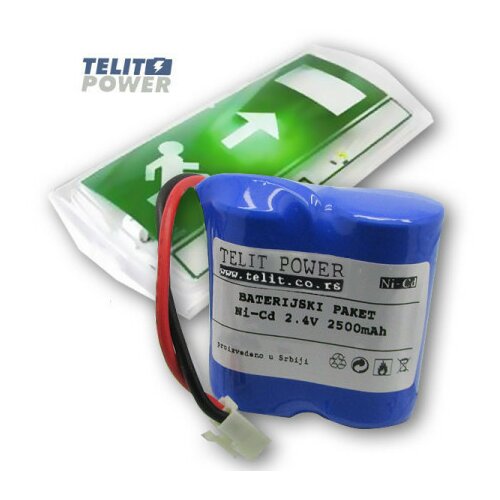 TelitPower baterija NiCd 2.4V 2500mAh za Panic lampu ( P-0750 ) Slike