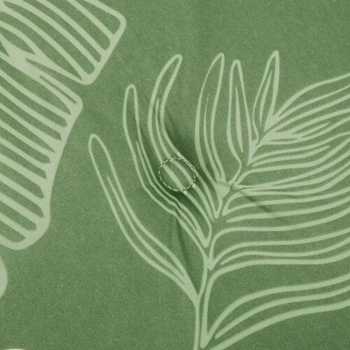  Jastučići za stolice 4 pcs Zelena i bijela 50 x 50 x 4 cm Slike