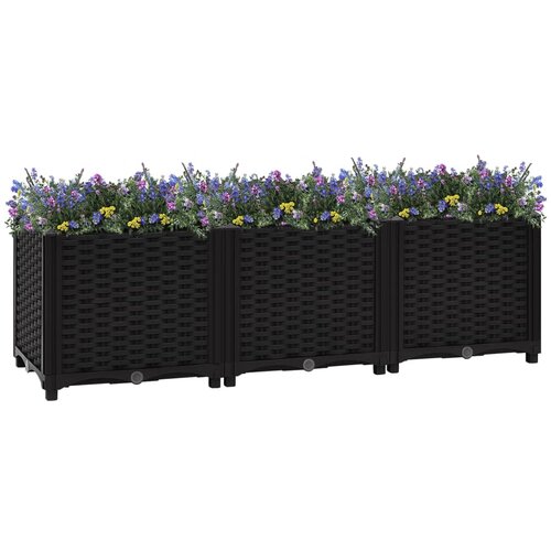 Furnova Visoka greda 120x40x38 cm polipropilen, (21921289) Slike