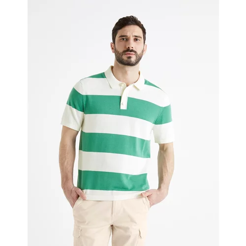 Celio Cotton Polo T-Shirt Bedrock - Men