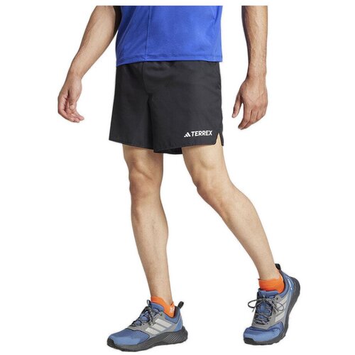 Adidas Kratke hlače &amp;amp; Bermuda Shorts Terrex Multi Light 100% polyester recycl&amp;eacute; Črna Slike
