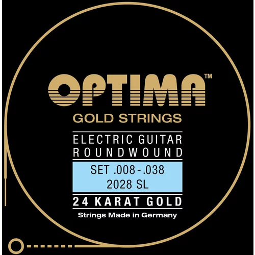 Optima 2028.SL 24K Gold Strings Super Light