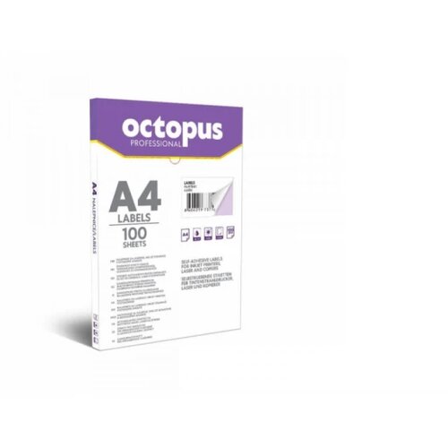 Nalepnice Octopus A4/1 210x297 UNL -0228 Cene