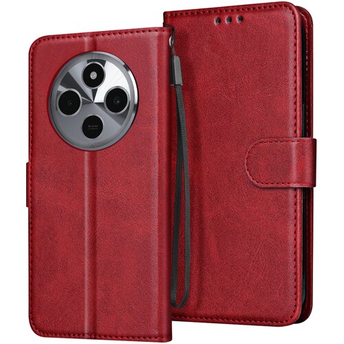 AVIZAR Ohišje za Xiaomi Redmi 14C Clapet Wallet in stabilno video držalo, Bordeaux, (5000013875) Cene
