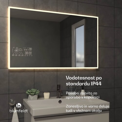 Blumfeldt Smart Mirror, IR ogledalo, 500 W, IP44 (100 x 60cm), (21723062) Cene