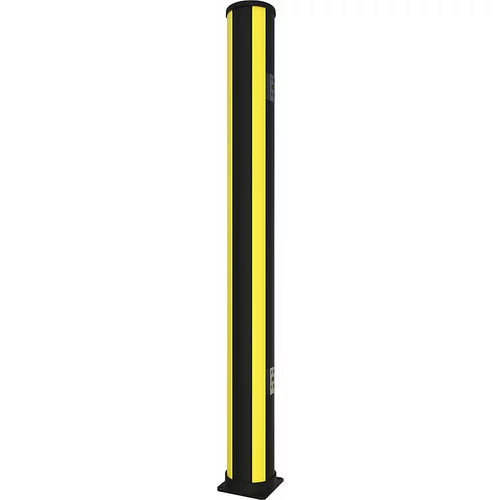 Axelent Stebrič za zaščito pred trki X-Protect, višina 2000 mm, cinkovo rumene, grafitno črne barve