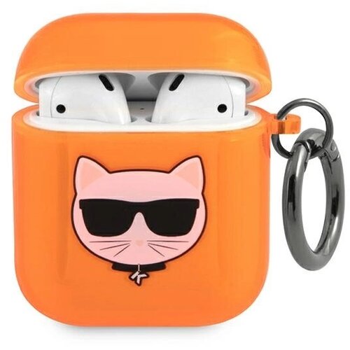 Karl Lagerfeld CHOUPETTE CASE AIRPODS COVER 1/2 ORANŽNA, (21834879) Cene