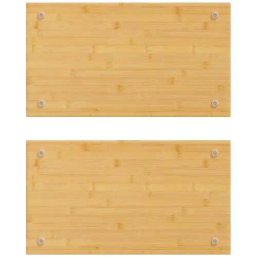  Poklopci za &amp;scaron;tednjak 2 kom 50 x 28 x 1,5 cm od bambusa Slike
