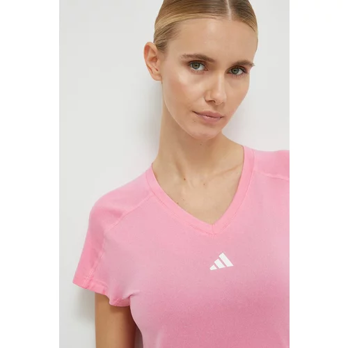 Adidas Kratka majica za vadbo TR-ES roza barva