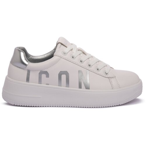 iCON Modne superge WHITE SILVER Bela Cene