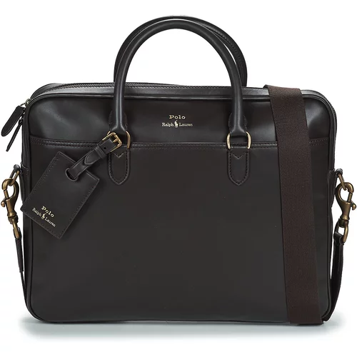Polo Ralph Lauren COMMUTER-BUSINESS CASE-SMOOTH LEATHER Smeđa