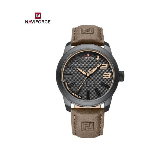 Naviforce nf9202 muški ručni sat kvarcni mehanizam braon ( NF9202L BRAON ) Cene