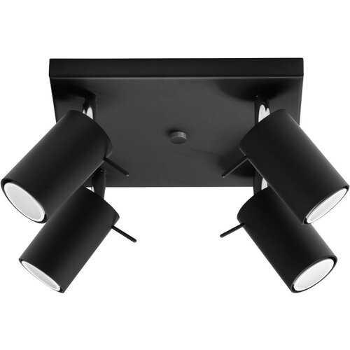 Nice Lamps Črna stropna svetilka Sollux Etna Cene