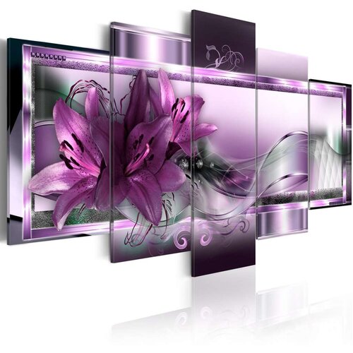  Slika - Purple Lilies 100x50 Cijene
