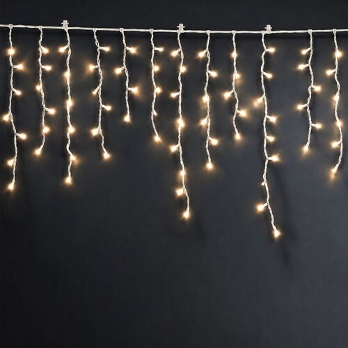 Phenom 59770W &amp;ndash; Božićne LED lampice zavjesa 15 m, 600 LED, toplo bijele, 8 programa, timer, IP44, prozirni kabel Slike