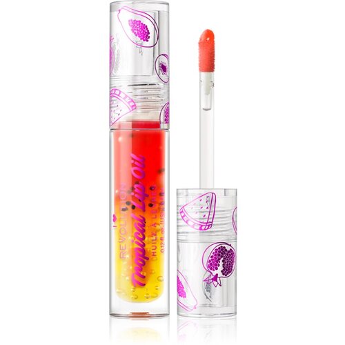 Revolution Tasty Tropical tonirajuće ulje za usne za sjaj i hidrataciju nijansa Papaya 3,8 ml Cijene