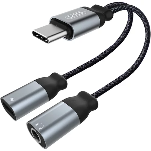 XO Adapter USB-C na USB-C + 3,5mm NBR160B, (20441897)