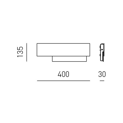 Gea Luce DOHA A P A - LED zidna lampa DOHA LED/15W/230V 40 cm hrom Slike