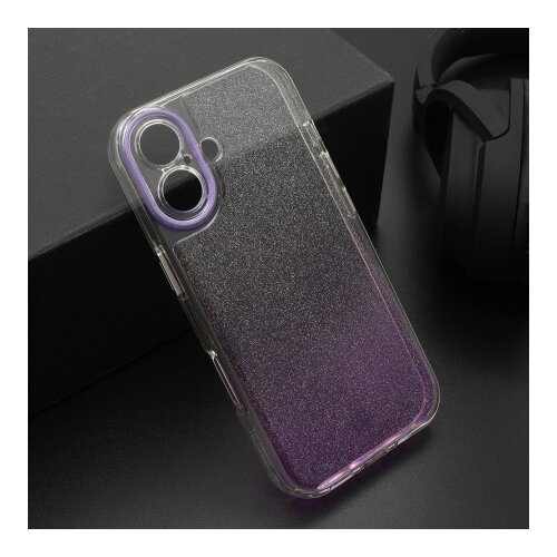  Futrola ombre glitter za iphone 17 (6.3) ljubicasta ( F124990 ) Slike