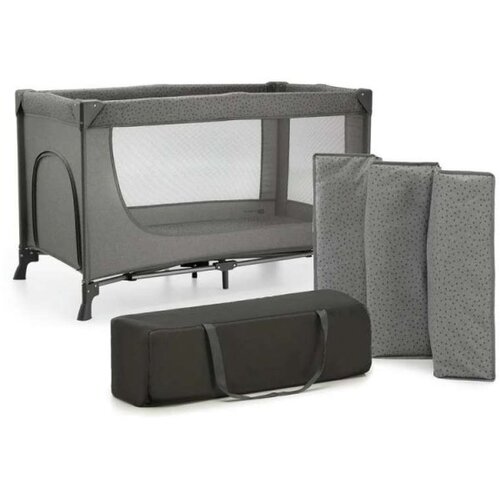 Kinderkraft prenosna postelja Joy light grey Cene