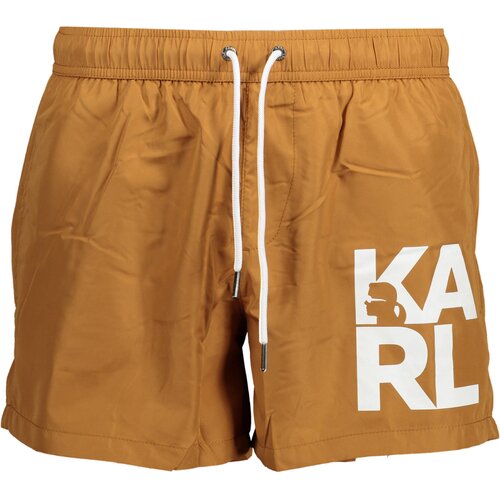 KARL LAGERFELD BEACHWEAR SWIMSUIT PARTS UNDER MAN BROWN Cene