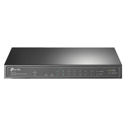 Tp-link 10 portni TP-Link TL-SG1210P Gigabit PoE + Switch, 8 Gigabit PoE + ports, 1 Gigabit RJ45 ports i 1 Gigabit SFP slots, 802.3at/af, 63W PoE power Cijene