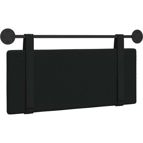  Držeće uzglavlje Zidne Jednobojno Crna 110 x 55 x 5 cm tkanina - Crna 100 cm bez LED svjetla Slike