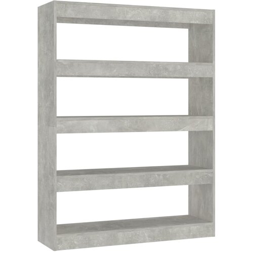  za knjige / sobna pregrada boja betona 100x30x135 cm Slike