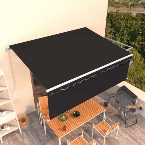 Tenda na ručno uvlačenje s roletom 4 x 3 m antracit Cijene