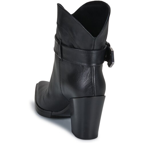 Karl Lagerfeld KOWBOY Buckle Mid Boot Crna Slike