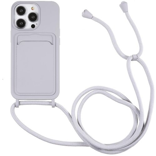 INORCO Ovitek, odporen proti udarcem za iPhone 14 Pro Max, tekoči silikonski ovitek za telefon proti padcem z režo za kartice, trak, (22033745) Cene