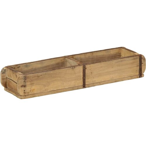  Pladanj 4 pcs Smeđa 57 x 15 x 9 cm Čvrsto drvo iz reciklaže Slike