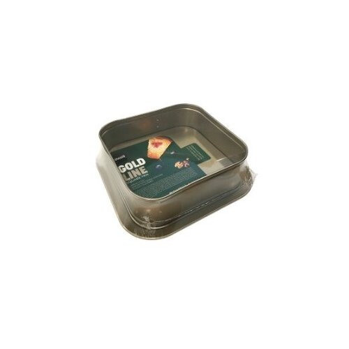 Kalup za tortu pravougaoni 23,5*23,5*7,9cm Gold Line Texell TPGL-T243 Slike