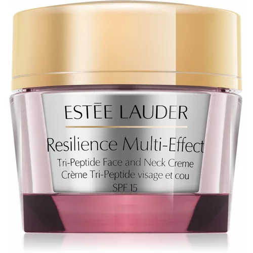 Estée Lauder Resilience Multi-Effect Tri-Peptice Face and Neck Creme SPF 15 intenzivna hranjiva krema za suho lice SPF 15 50 ml