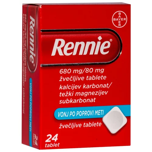  Rennie, žvečljive tablete