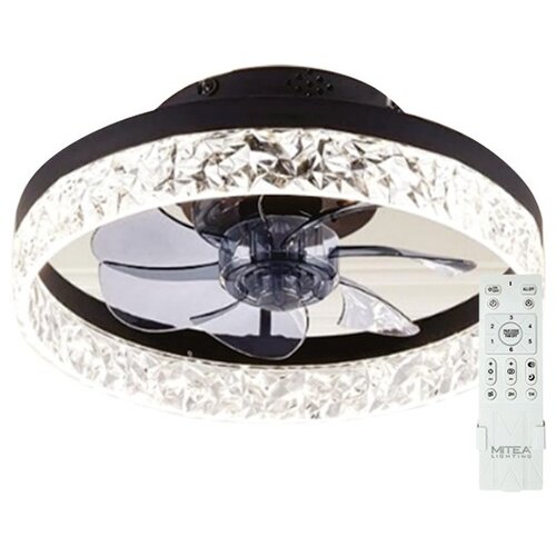 Mitea Lighting Ventilator crni plafonski 20W sa svetlom LED CCT 25W sa daljinskim upravljačem MV5021-B Cene