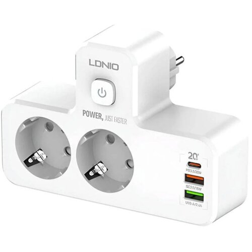 Ldnio Produzni kabel SE2337 2500W 2 uticnice + 2xUSB + 1xUSB-C Cene