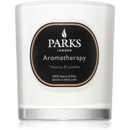 Parks London Aromatherapy Tobacco & Leather dišeča sveča 220 g