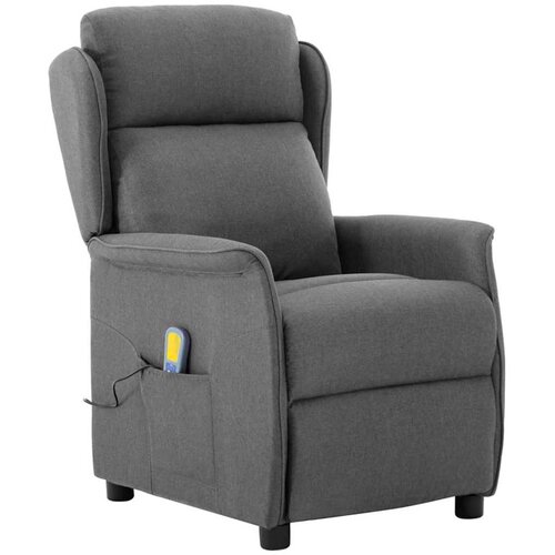  Massagerica Svijetlo siva 93.5 x 67.5 x 101.5 cm tkanina Cijene