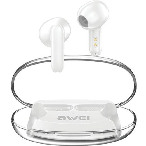Awei BLUETOOTH 5.3 T85 ENC TWS SLUŠALKE ZA TELEFONE, BELE S POSTAJO, (21968893) Cene