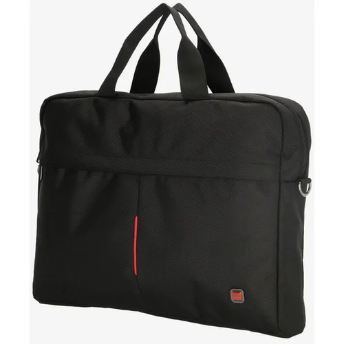 Enrico Benetti Cornell 17" Notebook Bag Torba Črna