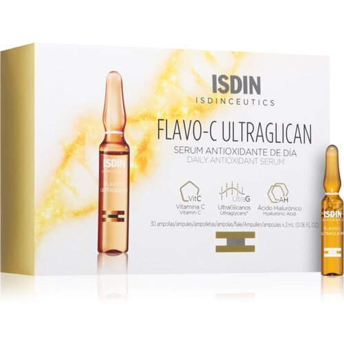 ISDIN ceutics Flavo-C Ultraglican antioksidantni serum za obraz z vitaminom C 30x2 ml Slike