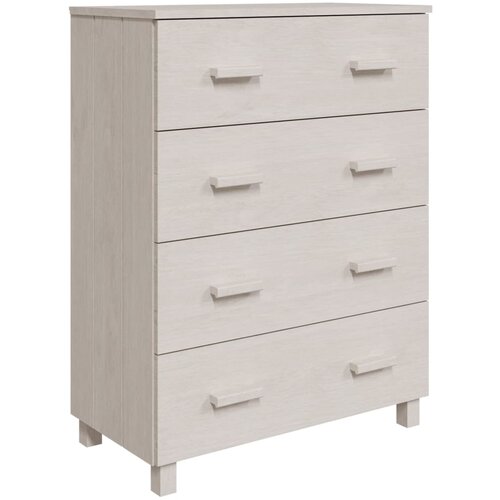 Maison Chic Komoda - Predalnik HAMAR bela 79x40x103,5 cm trdna borovina, (21718337) Cene