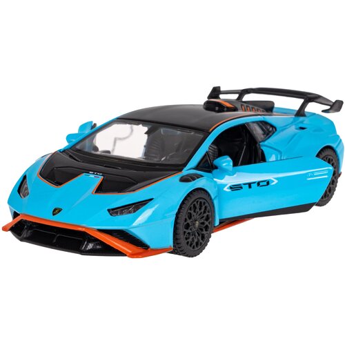  Licencirani metalni autić za igru Lamborghini Huracan STO 1:32 RASTAR - plavi Cene