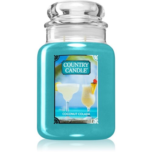 Country Candle Coconut Colada di&amp;scaron;eča sveča 652 g Slike