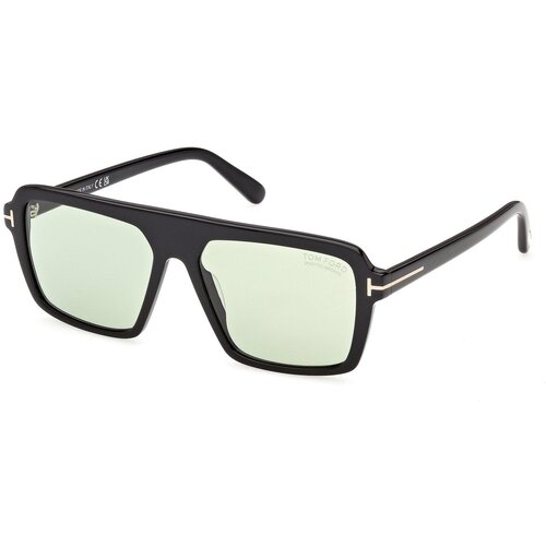 Tom Ford Vincent FT1176 01N Photochromic ONE SIZE (56) Črna/Zelena Slike